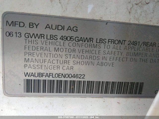 WAUBFAFL0EN004622 Audi A4 PREMIUM