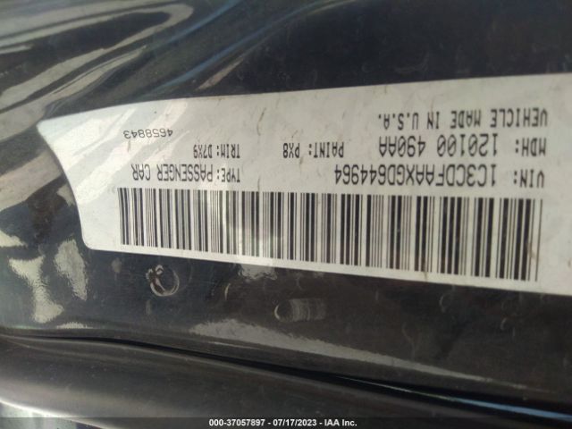 1C3CDFAAXGD644964 Dodge DART SE