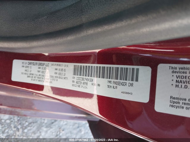 1C3CCCBB1FN541630 Chrysler 200 S