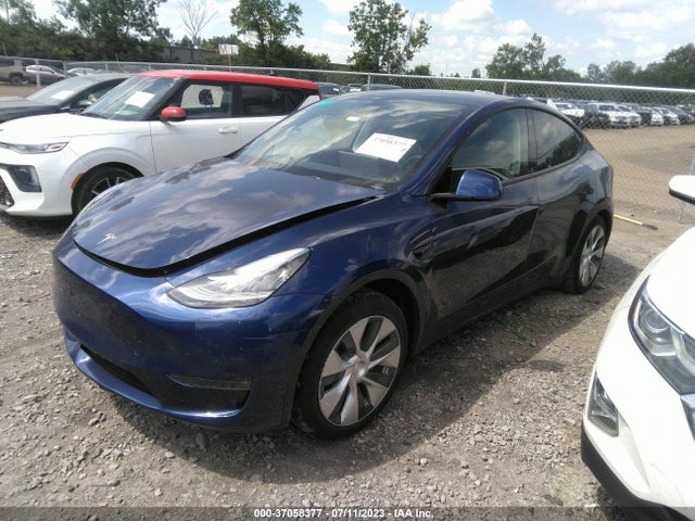 2021 TESLA MODEL Y LONG RANGE VIN: 5YJYGDEE4MF301937