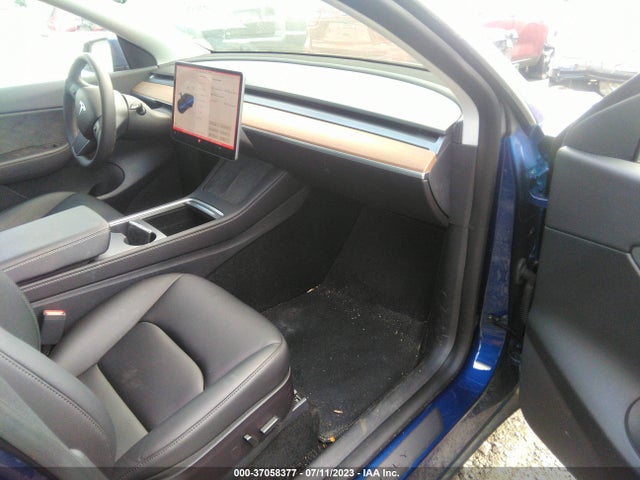 2021 TESLA MODEL Y LONG RANGE VIN: 5YJYGDEE4MF301937