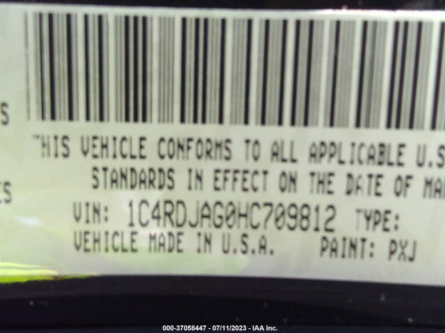 Dodge Durango Sxt 2017 1C4RDJAG0HC709812 Image 9