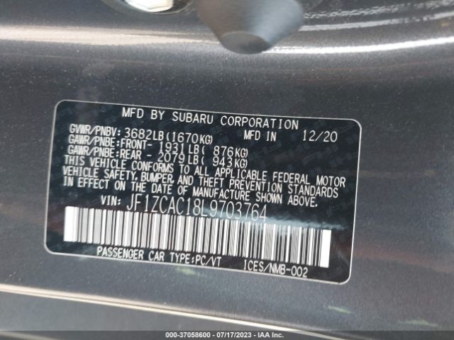 JF1ZCAC18L9703764 Subaru Brz Limited