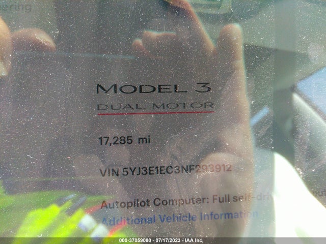 Tesla Model 3 Performance 2022 5YJ3E1EC3NF293912 Image 14