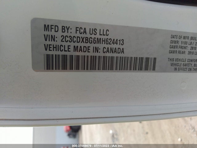 Dodge Charger Sxt 2021 2C3CDXBG6MH624413 Image 9