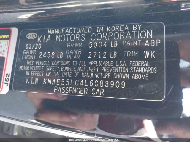 KNAE55LC4L6083909 KIA Stinger Gt2