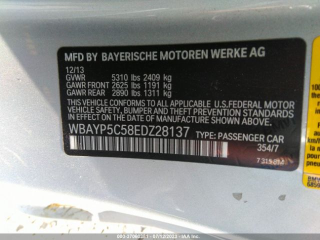 WBAYP5C58EDZ28137 BMW 6 Series 640i Xdrive