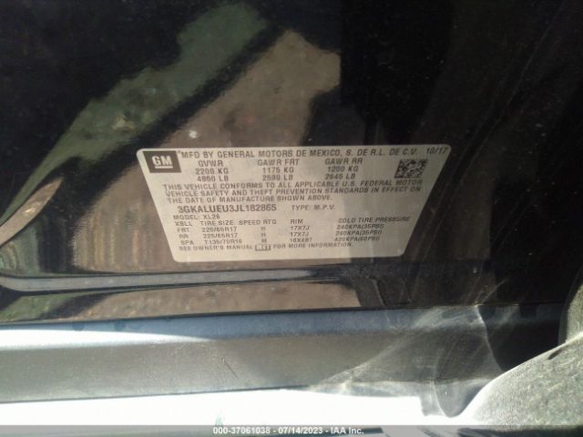 3GKALUEU3JL182865 GMC Terrain Sle Diesel