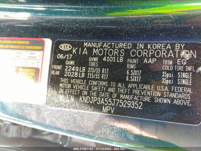 KNDJP3A55J7529352 KIA SOUL +