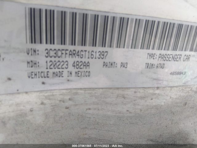 3C3CFFAR4GT161397 Fiat 500 POP