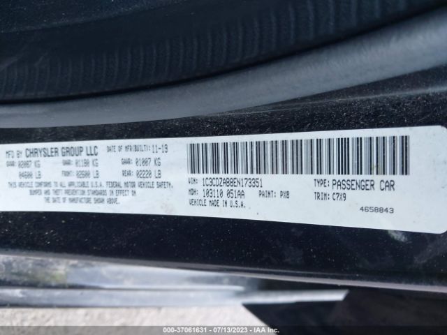 1C3CDZAB8EN173351 Dodge AVENGER SE