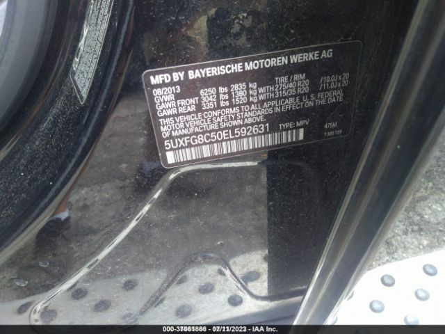 2014 BMW X6 5UXFG8C50EL592631 Photo 8