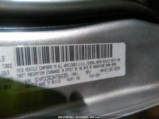 3C4PDCBG3HT582351 Dodge Journey Sxt