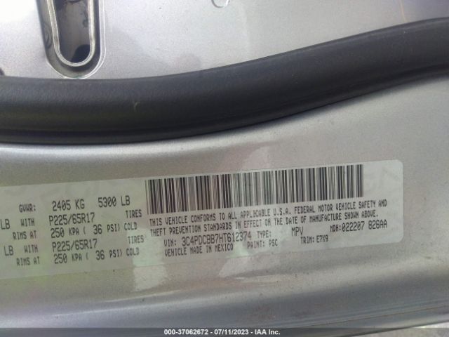 3C4PDCBB7HT612374 Dodge Journey Sxt