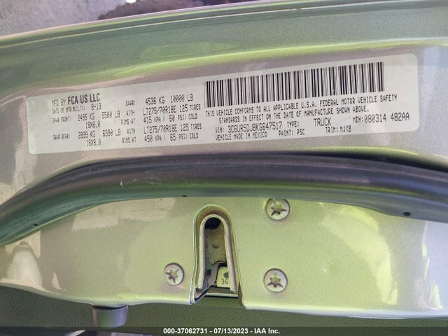 RAM 2500 Lone Star 2019 3C6UR5DJ8KG647517 Image 9