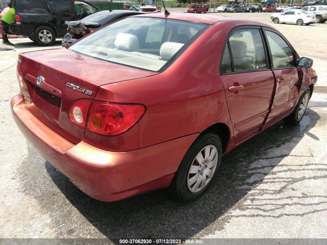 2004 TOYOTA COROLLA CE/S/LE VIN: 2T1BR38E34C190839