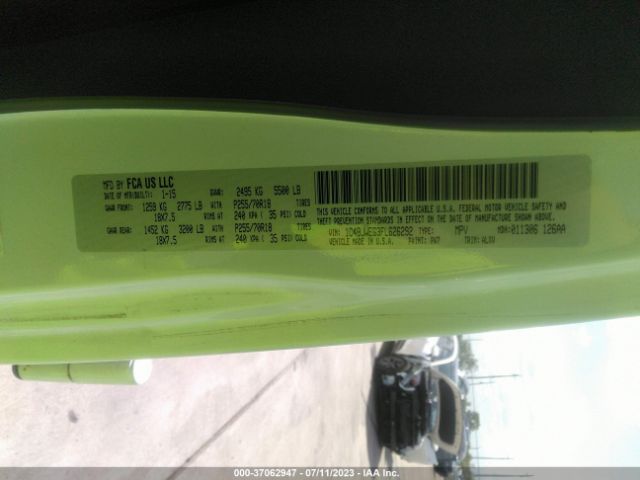 1C4BJWEG3FL626292 Jeep Wrangler Unlimited Sahara