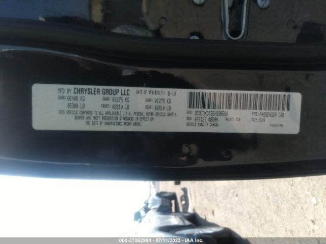 2C3CDXCT9EH339590 Dodge Charger Rt Plus