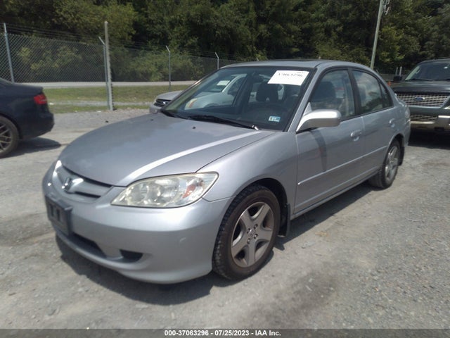 2005 HONDA CIVIC SDN EX SSRS VIN: 2HGES25805H572734