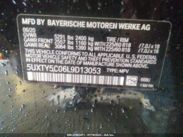 5UXTY5C06L9D13053 BMW X3 Xdrive30i