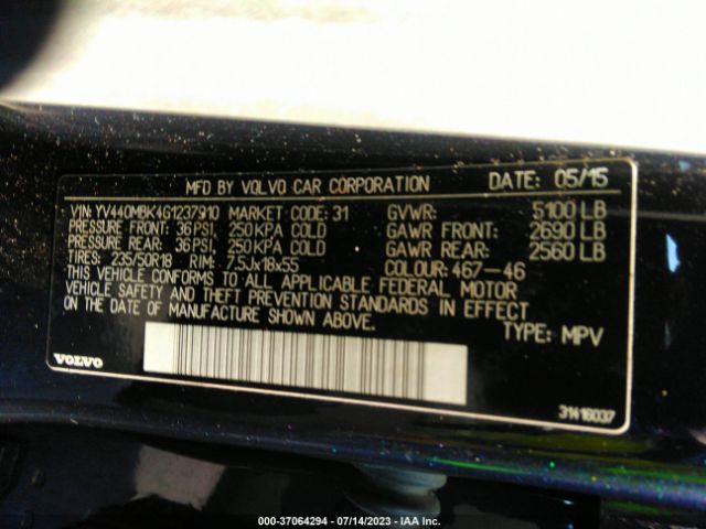 YV440MBK4G1237910 Volvo Xc70 T5 Drive-e Premier
