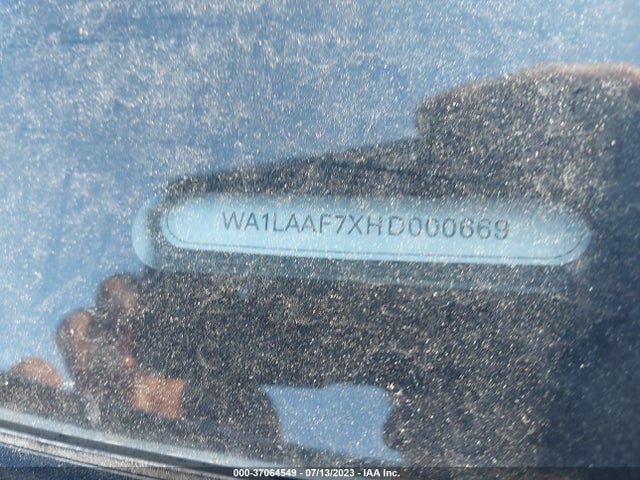 WA1LAAF7XHD000669 Audi Q7 Premium Plus