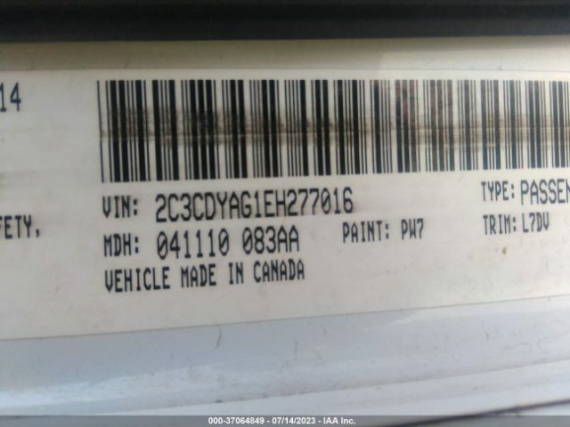 2C3CDYAG1EH277016 Dodge Challenger Sxt