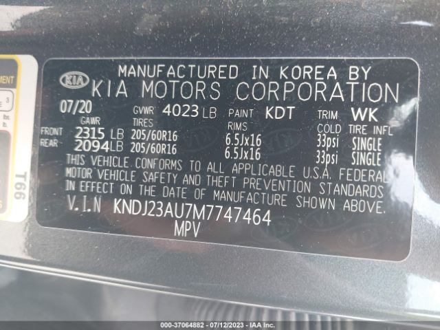 KNDJ23AU7M7747464 KIA SOUL S