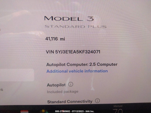 Tesla Model 3 Range 2019 5YJ3E1EA5KF324071 Image 7