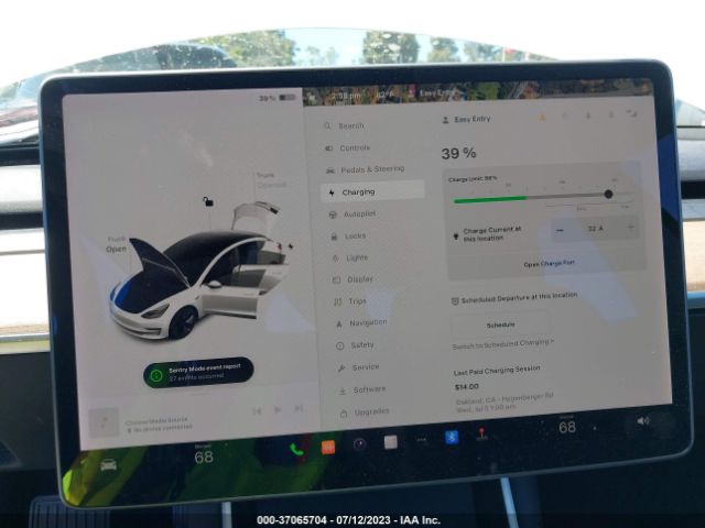 5YJ3E1EAXLF807489 Tesla Model 3 Standard Range