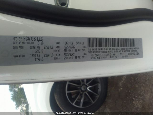 3C4PDCBG5JT507513 Dodge Journey Sxt