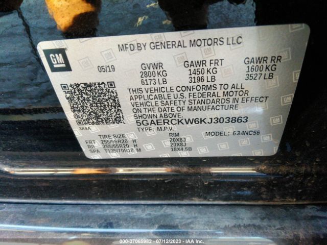 5GAERCKW6KJ303863 Buick Enclave Premium