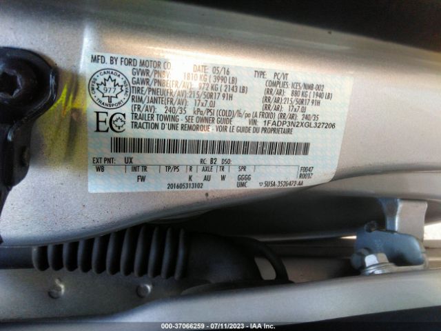 1FADP3N2XGL327206 Ford Focus Titanium