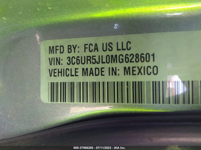 3C6UR5JL0MG628601 RAM 2500 Big Horn