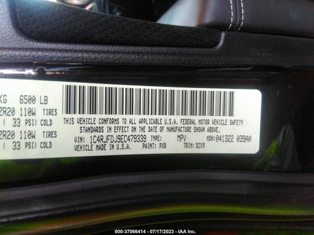 Jeep Grand Cherokee Srt8 2014 1C4RJFDJ9EC479339 Image 15
