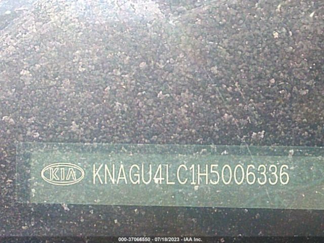 KNAGU4LC1H5006336 KIA Optima Hybrid Ex