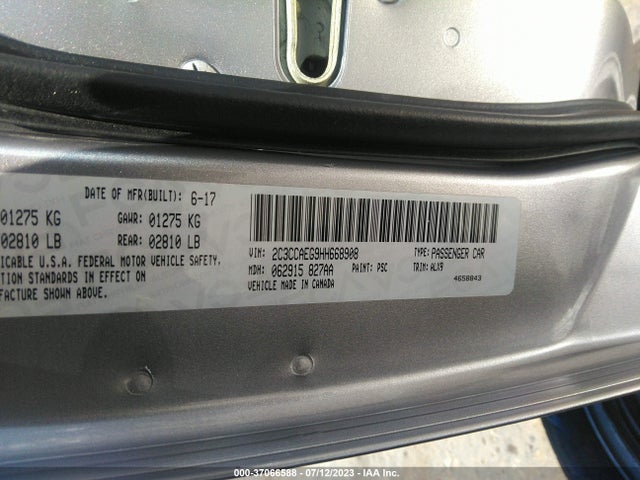 2C3CCAEG9HH668908 Chrysler 300 300c