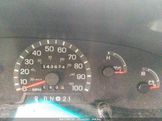 2000 FORD ECONOLINE CARGO VAN VIN: 1FTRE1425YHB29665