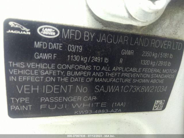 SAJWA1C73K8W21034 Jaguar Xj Xj R-sport