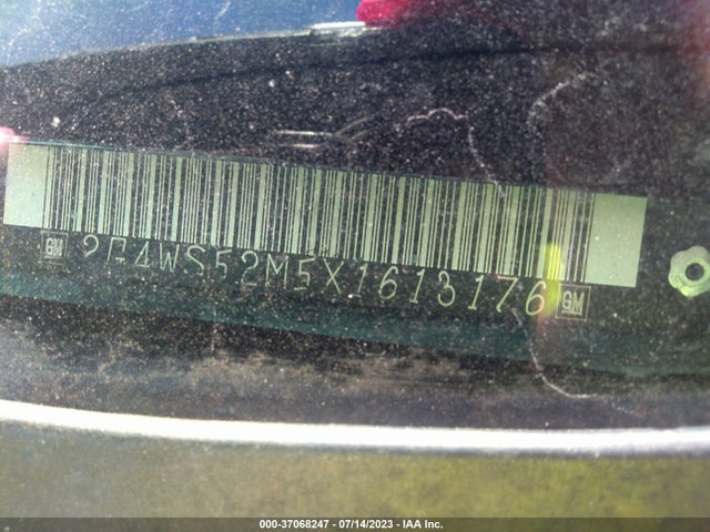 1999 BUICK CENTURY CUSTOM VIN: 2G4WS52M5X1613176