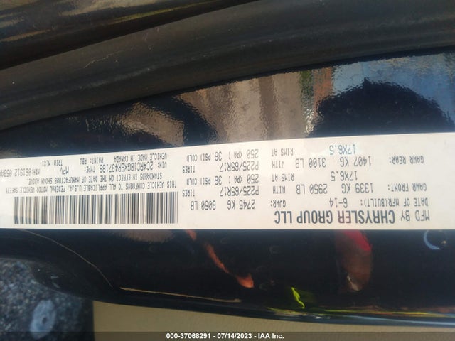 2C4RC1BGXER437189 Chrysler Town & Country Touring