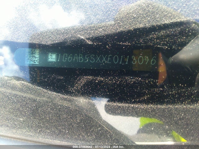 1G6AB5SXXE0113096 Cadillac Ats Luxury Rwd