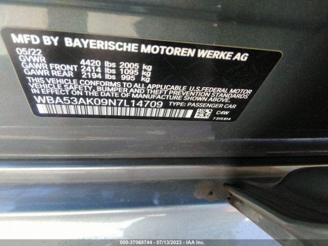 WBA53AK09N7L14709 BMW 2 Series 228i