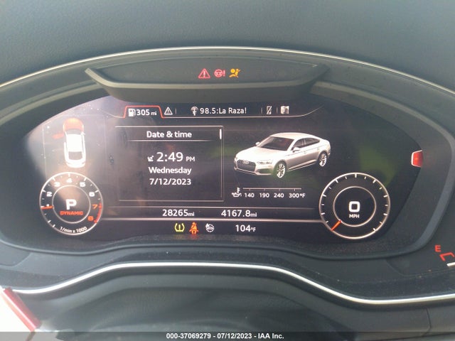WAUENCF55KA008455 Audi A5 Sportback Premium Plus