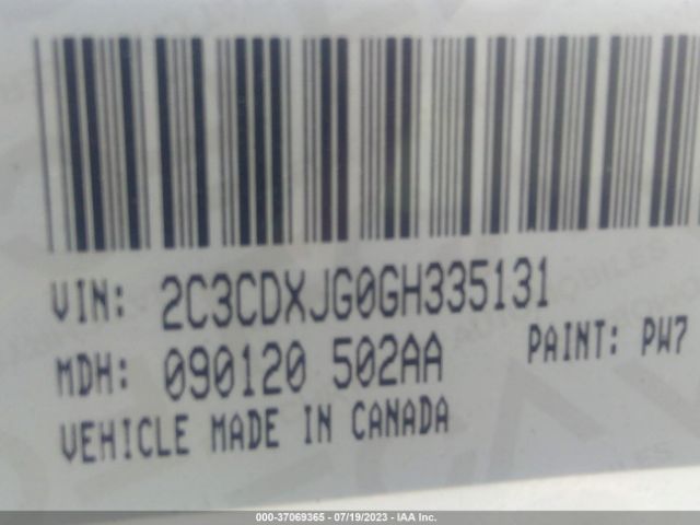 2C3CDXJG0GH335131 Dodge Charger Sxt