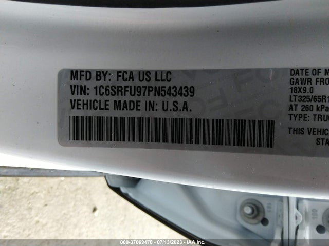 RAM 1500 Trx 2023 1C6SRFU97PN543439 Image 9