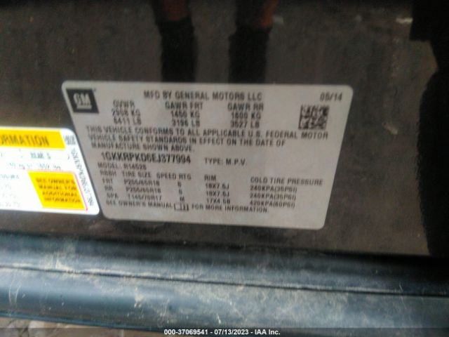 1GKKRPKD6EJ377994 GMC ACADIA SLE