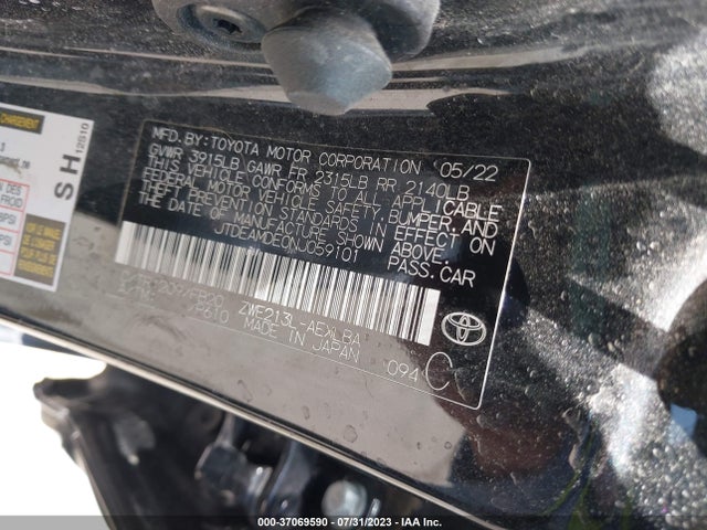 Toyota Corolla Hybrid Le 2022 JTDEAMDE0NJ059101 Image 15