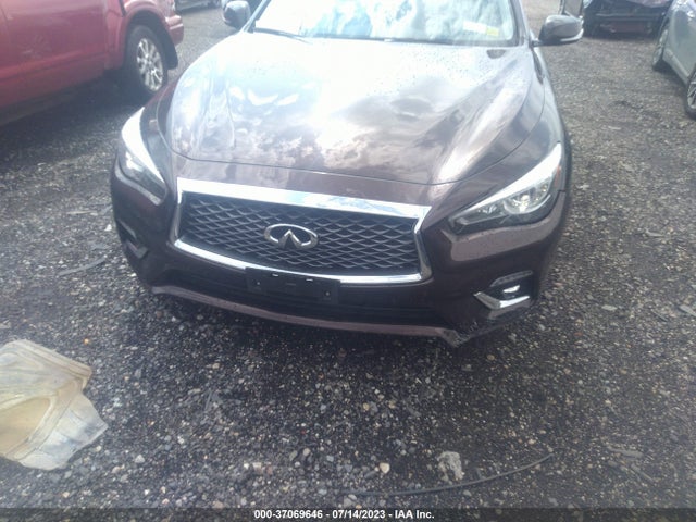 Продажа на аукционе авто 2018 Infiniti Q50 3.0t Luxe, vin: JN1EV7AR7JM444955, номер лота: 37069646