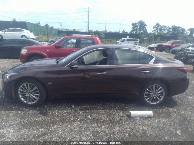Продажа на аукционе авто 2018 Infiniti Q50 3.0t Luxe, vin: JN1EV7AR7JM444955, номер лота: 37069646